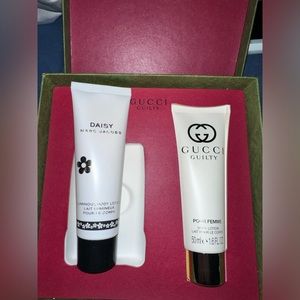 Gucci Guilty femme and Daisy Marc Jacobs lotions